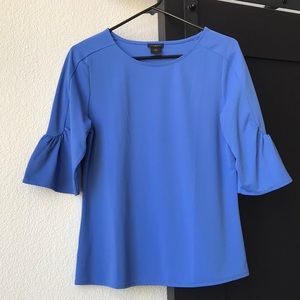 Ann Taylor Periwinkle, 3/4-Sleeve Top SZ-S